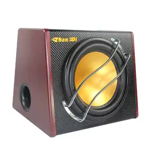 Nuevo estilo de alta fidelidad Trapezoidal coche subwoofer amp 12 pulgadas de audio de coche