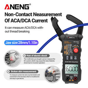 Automatic Multi-function Digital High-precision Current <b>Clamp</b> Type Electrical Multimeter ST210 Standard (intelligent Temperature - Product Image 5
