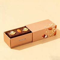 Scatole di imballaggio di cioccolato personalizzate impermeabilizzano imballaggi alimentari con pellicola lucida/opaca UV stampa Logo personalizzata