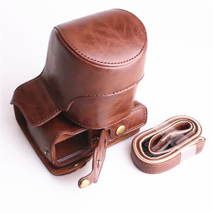 Leather Camera Case For Fujifilm X T20 X T30 Mirrorless Camera With <b>Adjustable</b> <b>Strap</b> Compact Design Protective Cover - Product Image 5