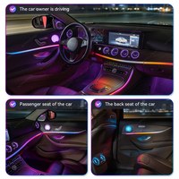 KYNCHO pour Mercedes Classe E W213, éclairage ambiant automatique, éclairage intérieur LED, lampe d'éclairage ambiant pour voiture, éclairage intérieur automatique