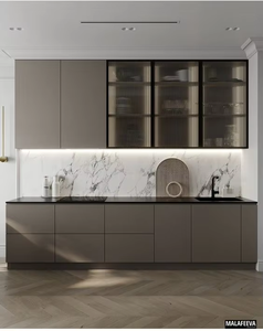 جديد أستراليا خزانة مطبخ حديثة مخصصة لغرفة المعيشة من الخشب الصلب خزانة مطبخ 2Pac خزانة ذات جودة جزيرة بتصاميم حديثة - Product Image 3