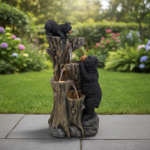 <span class=keywords><strong>Grande</strong></span> <span class=keywords><strong>fontaine</strong></span> <span class=keywords><strong>solaire</strong></span> en résine pour <span class=keywords><strong>jardin</strong></span> et cour - Product Image 3