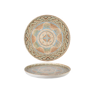 Assiette à dîner Celest empilable, impression numérique, porcelaine fine Rinart, 17 x 1,7 h cm, pour restaurants, hôtels, fournitures en gros, vaisselle - Product Image 1