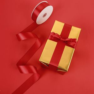 Cintas de Poliéster de Alta Resistencia de 4 cm, Rollo de 100 Yardas, 1.5 Pulgadas, Color Rosa, Satén de Doble Cara con Flores de Rosa Eterna - Product Image 3