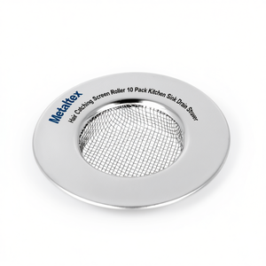 Metaltex Hair Catching Screen Roller 10 Pack Kitchen <b>Sink</b> Drain <b>Strainer</b> - Product Image 2