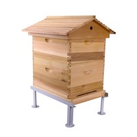Outils d'apiculture pour ruche, support de ruche en métal surélevé pliable pour 8/10 cadres