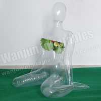 Pas cher Transparent Pvc Gonflable Sexy Jouet Gonflable Fille Poupée Gonflable pour Les Ventes