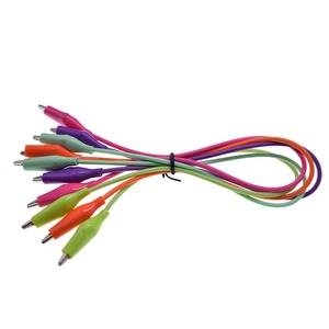 Popolare Set di 10 Cavi di Prova con Clip a Coccodrillo in Rame, 5 Colori, Cavi Jumper a Doppia Estremità - Product Image 4