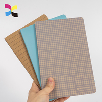 Benutzer definiertes Logo Design Cover A5/A6 Kleines Notizbuch mit leeren cremefarbenen Papier blättern