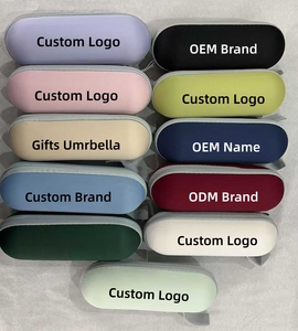 Paraguas Plegable Mini Portátil Ligero con Logotipo Personalizado, Paraguas Compacto de Viaje para Sol y Lluvia, Paraguas Pequeño de Bolsillo con Estuche - Product Image 3