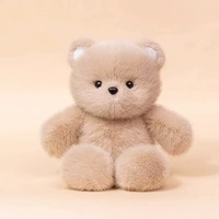 Peluche super douce 35 cm, série animaux en mouvement (Crapaud, Lapin), modèle Little Bear Doll, accessoire d'accompagnement et coussin de célébrité internet