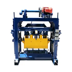 QTJ4-40 halbautomatische Zement-Konkretohrenden solide hohle Blockziegelherstellungsmaschine ineinandergreifende Pflastersteinblockmaschine