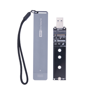Carcasa de SSD <span class=keywords><strong>M2</strong></span> para NVME, adaptador de TYPE-A M.2 a USB 3,1 para NVME <span class=keywords><strong>PCIE</strong></span> M Key NGFF <span class=keywords><strong>SATA</strong></span> B Key, caja de unidad de disco - Product Image 2