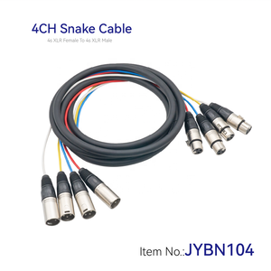 Cable de Audio de 4 y 8 Canales, <span class=keywords><strong>Cables</strong></span> de Conexión de Micrófonos de Color - Product Image 2