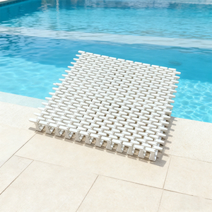 Griglia per bordo piscina Fenlin in PVC a maglie, leggera, resistente, portatile e facile da installare - Product Image 1