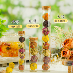 Chine fait à la main Yunnan pure fleur thé <span class=keywords><strong>Dragon</strong></span> perle boule à thé étiquette privée emballage cadeau thé sain en <span class=keywords><strong>Tube</strong></span> - Product Image 6