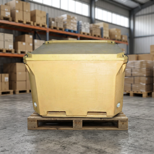 Contenedor Aislado para Palés de 660L para Almacenamiento y Transporte de Alimentos, Caja Aislada para Palés de 660L de Alta Resistencia para Frío - Product Image 4