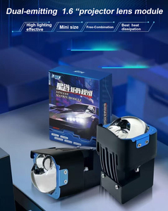 Kit faro Laser Retrofit universale 12V per auto nuove <span class=keywords><strong>Mini</strong></span> <span class=keywords><strong>Mini</strong></span> proiettore Bi-LED a matrice di 1.6 pollici luce LED - Product Image 6