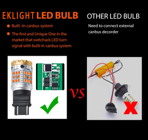 No Hyper flash CANbus G2 bombillas LED 7440 BAU15S BA15S 3156 bombillas luz LED switchback luz LED 1157 3157 7443 bombillas LED para coches - Product Image 4