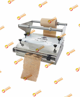 Machine semi-automatique de fabrication de papier à rouler en nid d'abeille de bonne qualité