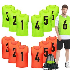 Pinny in maglia di Nylon con numeri gilet da allenamento della squadra Scrimmage <span class=keywords><strong>maglie</strong></span> Pinnies per il basket <span class=keywords><strong>calcio</strong></span> bavaglini - Product Image 1