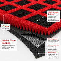 Décoration et fournitures de mariage, tapis en herbe artificielle, motifs 3D, rouleaux de gazon pour les célébrations de Noël, gazon synthétique