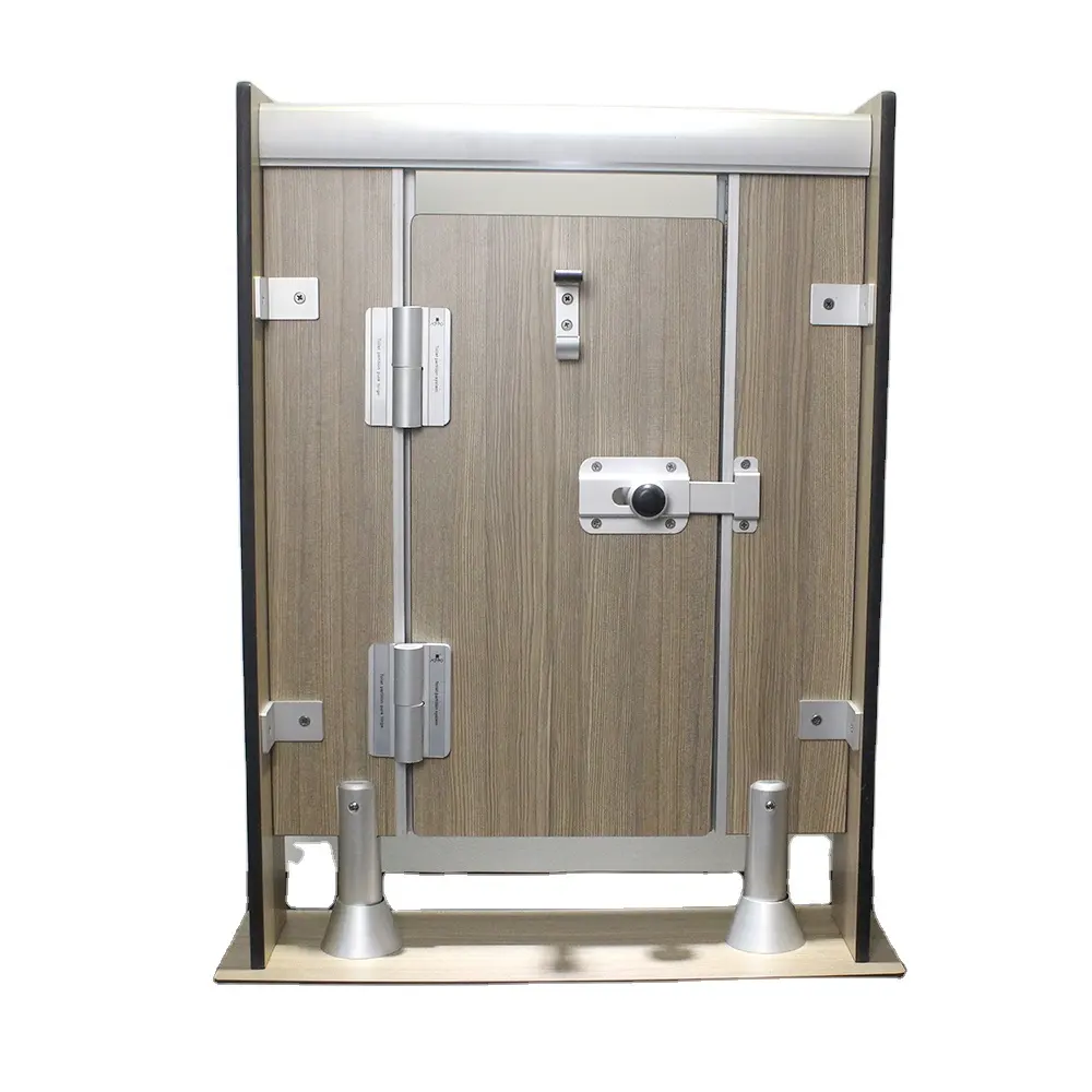 Cerradura de puerta de aluminio AOGAO, accesorios de partición de inodoro para cubículo de inodoro de Hotel