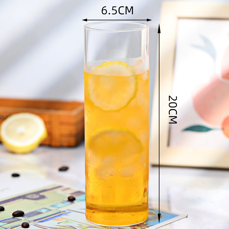 Gobelet droit en verre transparent 500 ml