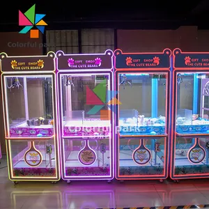 Красочные игровые автоматы с когтями в парке/мини-машины с когтями/машина с краном на продажу