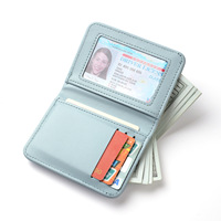 Dompet untuk Pria Tempat Kartu Saku PU Halus Berukir Dompet Uang Portabel Minimalis Uniseks