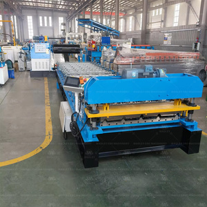 เครื่องขึ้นรูปลอนหลังคา 840 แบบมอเตอร์ขับเคลื่อน ผลิตจากเหล็กชุบสังกะสี แผ่นเดียว ความแม่นยำสูง ระบบอัตโนมัติเต็มรูปแบบ ใช้งานง่าย - Product Image 4