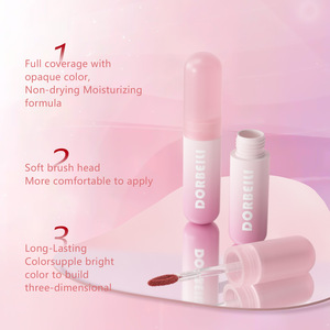 Vente en gros de cosmétiques de mode, rouge à lèvres nude, brun, rouge, rose, étiquetage personnalisé, imperméable, longue tenue, vegan, rouge à lèvres liquide mat - Product Image 5