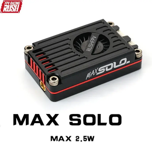Émetteur vidéo RUSH TANK MAX <span class=keywords><strong>SOLO</strong></span> 5.8GHz 2.5W 48CH VTX, longue portée, coque en plastique CNC pour avions <span class=keywords><strong>de</strong></span> course FPV RC - Product Image 6