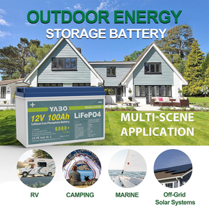 재생 에너지 공장 가격 인산염 리튬 배터리 12.8V 100Ah 6000 사이클 골프 카트 보트 RV <span class=keywords><strong>12V</strong></span> Lifepo4 - Product Image 5