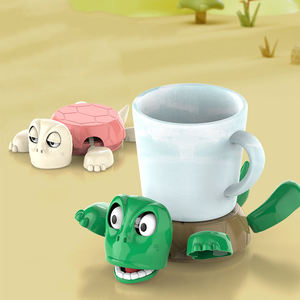 Vente chaude 3D Funny Turtle Coaster avec Funny Expression lorsque vous mettez un verre sur son dos pour les tasses - Product Image 4