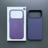 Nouvelle coque de téléphone portable en tissu technique pour iPhone 18 Pro Max, tous modèles 17, 16, 15, coque antichoc TPU+PC, emballage de vente au détail
