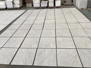 Piastrelle in Marmo di <span class=keywords><strong>Carrara</strong></span> su Misura 600x600mm, Spessore 10mm, per Rivestimenti Murali e Pavimenti, Ideali per Ville, Decorazioni e Hall di Ascensori - Product Image 3