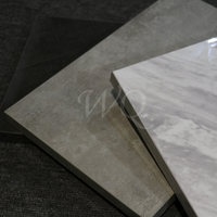 Panneaux MDF en marbre brillant UV, norme E1, mélaminés