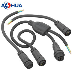 شكل Y 1 إلى <span class=keywords><strong>2</strong></span> تمديد كابل تسخير الذكور الإناث صب لوحة نوع M20 3pin موصل الطاقة للماء - Product Image 5