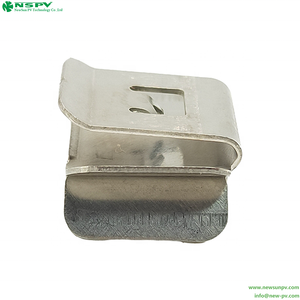 Clips para Cables Solares de 90 Grados, Acero Inoxidable, Color Plateado, Grosor de 1.1-4.5 mm, Gestión de Cables Fotovoltaicos - Product Image 3