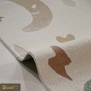 Tapis LandScopTech en polypropylène et polyester, antidérapant, écologique, lavable, avec support en jute, tissé à la machine, à poils de 9 mm, motif dessin animé - Product Image 4