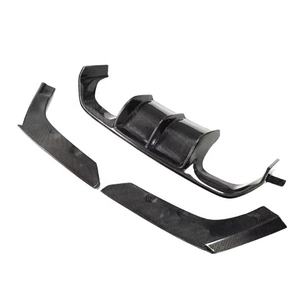 Difusor de Parachoques Trasero Estilo V de Fibra de Carbono para <span class=keywords><strong>BMW</strong></span> F80 M3 F82 F83 <span class=keywords><strong>M4</strong></span> <span class=keywords><strong>Competition</strong></span> CS GTS 2014-2020, Alerones Laterales 51128056587 - Product Image 2