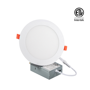 Spots encastrés LED ETL Slim 4 et 6 pouces 9W 12W 18W avec boîtier de jonction – Panneaux lumineux LED encastrés - Product Image 1