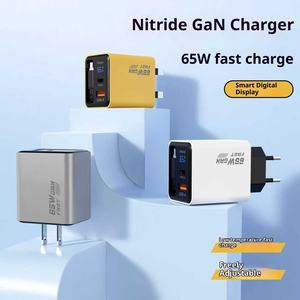 Chargeur de nitrure de gallium à affichage numérique ligne extensible 65W adapté aux adaptateurs de charge rapide <span class=keywords><strong>Apple</strong></span> et Huawei Type <span class=keywords><strong>C</strong></span> - Product Image 3