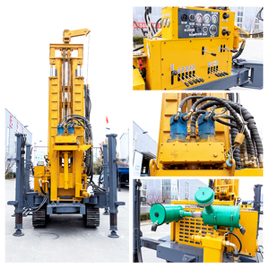 Foreuse rotative Hengwang 600 mm, nouvelle machine <span class=keywords><strong>de</strong></span> forage <span class=keywords><strong>de</strong></span> puits d'eau sur chenilles, alimentée au diesel, avec moteur, profondeur maximale 300 m - Product Image 3