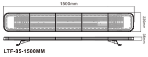 Barre lumineuse stroboscopique à 15 fonctions avec clignotement complet <span class=keywords><strong>et</strong></span> changement automatique des clignotements <span class=keywords><strong>gauche</strong></span> <span class=keywords><strong>et</strong></span> droit - Product Image 4