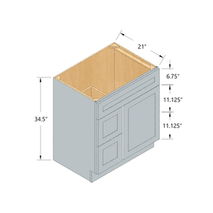 ประตูตู้ครัวพร้อมฐานโครงศพ ตู้ครัวสําหรับเฟอร์นิเจอร์ไม้ - Product Image 2