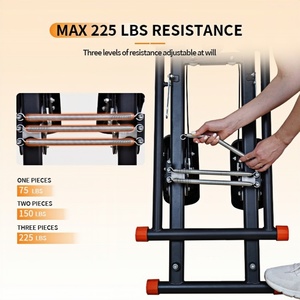 Nuevo artículo de fitness: Máquina de subir escaleras vertical ajustable para gimnasio en casa, plegable de metal, para entrenamiento en casa. - Product Image 6