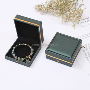 Sang trọng PU da Jewelry Display Box đối với đồ trang sức mỹ dây chuyền & bangls-thanh lịch Velvet-lót Quà Tặng trình bày trường hợp - Product Image 3